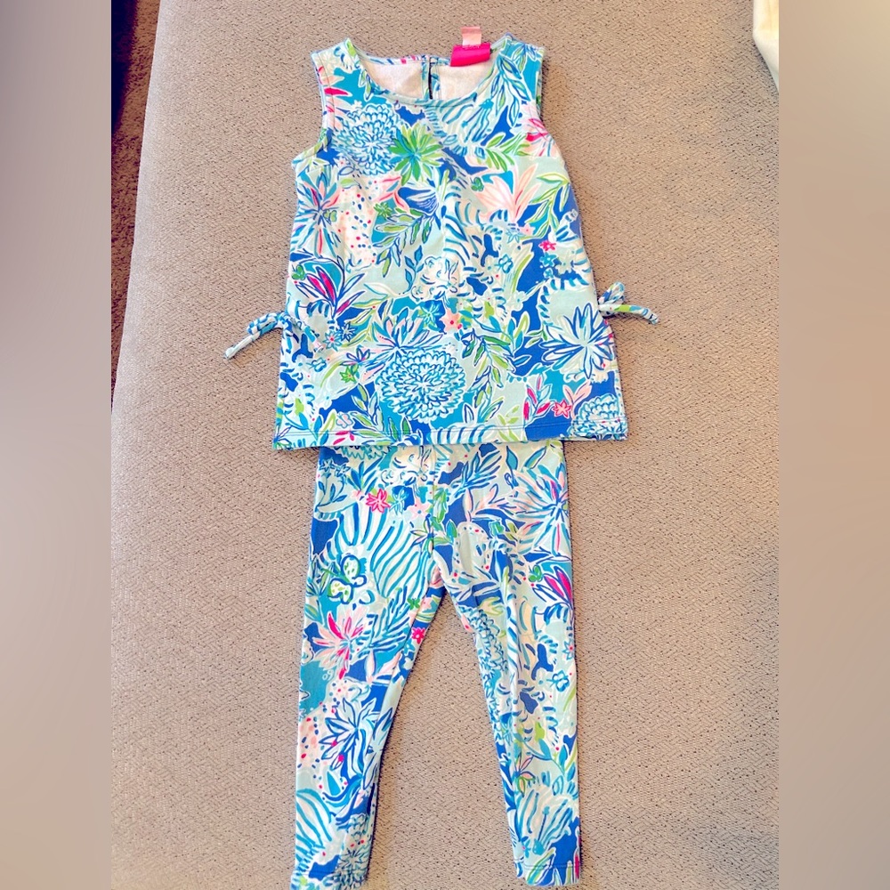 Kids Lilly Pulitzer matching set Size XS (2-3T)